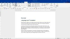 آموزش حرفه ای ورد  بخش Review Ribbon  قسمت 2. Language and Translation