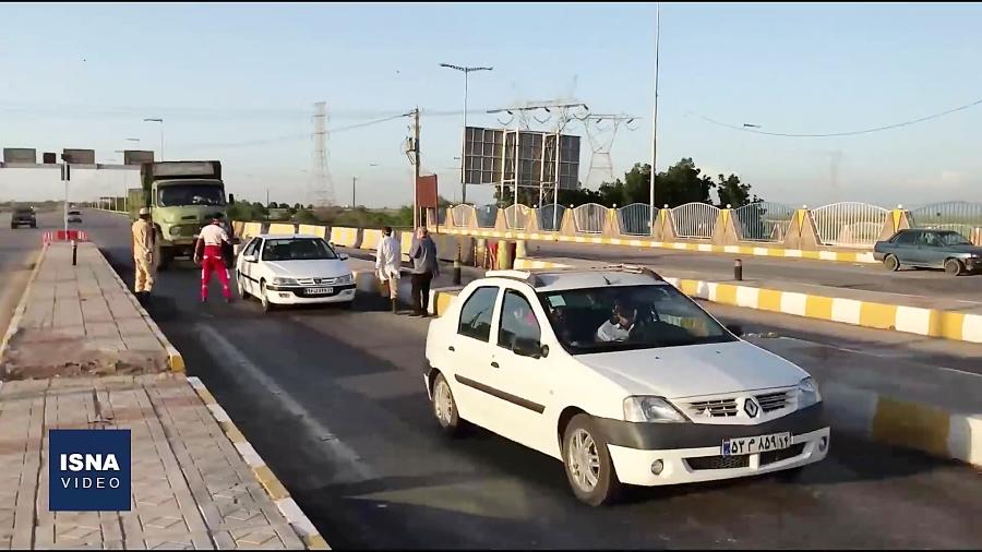 نوروز در بخش بیماران کرونایی بیمارستان رازی اهواز جاده های خوزستان