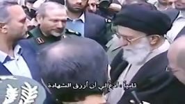 مقاومت اسلامی وداع شهید کاظمی امام خامنه ای