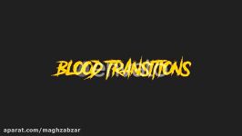 مجموعه فوتیج ترانزیشن کارتونی خون Blood Transitions