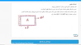 انبساط سطحی فصل 4 دبیرستان دخترانه استاد مطهری