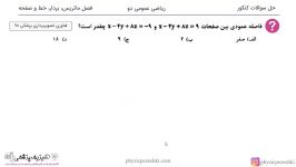 حل سوال کنکور تصویربرداری سال نود هشت  اطلس ویدیویی سوالات ریاضی عمومی دو