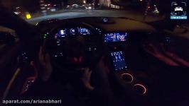 تست رانندگی پورشه تایکان در شب