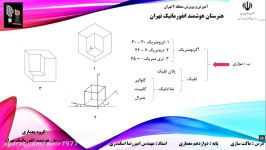 ترسیم فنی نقشه کشی، فصل هشتم تصاویر سه یعدی، هنرستان انفورماتیک تهران