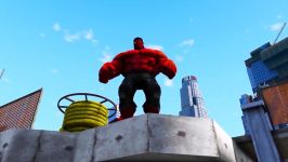 نبرد ابر قهرمانان  مبارزه بین  Red Hulk VS War Machine  EPIC BATTLE