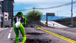 نبرد ابر قهرمانان  مبارزه بین  She HULK vs Marvels Scream  EPIC BATTLE