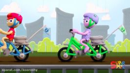 کارتون آموزش زبان کودکان Super Simple Songs  10 Little Bicycles  Kids Songs