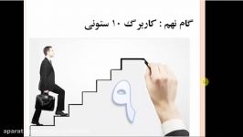 اصول حسابداری1 درس نهم کاربرگ ده ستونی