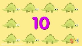 کارتون آموزش زبان کودکان Super Simple Songs  10 Little Dinosaurs  Kids Songs