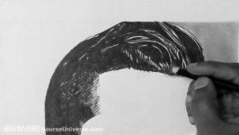 آموزش نقاشی موی مردانه مداد  هنر نقاشی  نقاشی مداد