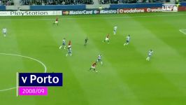 گل های برتر لیونل مسی کریستیانو رونالدو در مرحله یک چهارم نهایی لیگ قهرمانان ا