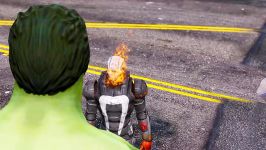 نبرد ابر قهرمانان  مبارزه بین  IRON MAN  GHOST RIDER VS HULK  EPIC BATTLE