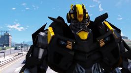 نبرد ابر قهرمانان  مبارزه بین  BIG OPTIMUS PRIME VS BIG BUMBLEBEE Stealth