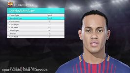 ادیت فیس رونالدینیو pes 2018