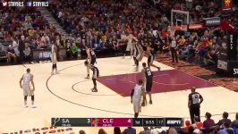 خلاصه بازی Cleveland Cavaliers vs San Antonio Spurs