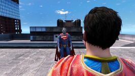 نبرد ابر قهرمانان  مبارزه بین  SUPERMAN VS BIZARROSUPERMAN  EPIC BATTLE