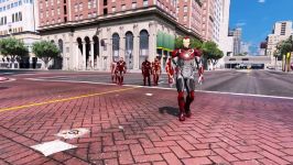 نبرد ابر قهرمانان  مبارزه بین  Iron Man Army VS RoboCop Army