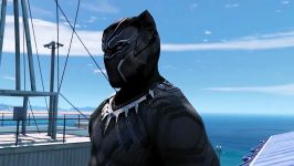 نبرد ابر قهرمانان  مبارزه بین  BLACK PANTHER vs SPIDERMAN Miles Morales