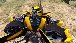 نبرد ابر قهرمانان  مبارزه بین  Bumblebee vs T Rex  Epic Battle