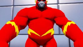 نبرد ابر قهرمانان  مبارزه بین  FLASH GORILLA VS HULK  EPIC BATTLE