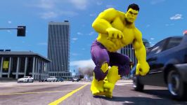 نبرد ابر قهرمانان  مبارزه بین  Hulk vs Yellow Hulk  Epic Battle