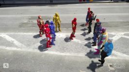 نبرد ابر قهرمانان  مبارزه بین  THE AVENGERS VS IRON MAN ARMY  CAPTAIN AMERIC