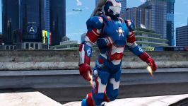 نبرد ابر قهرمانان  مبارزه بین  IRON PATRIOT VS GREEN LANTERN  EPIC SUPERHERO