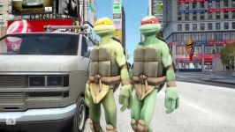 نبرد ابر قهرمانان  مبارزه بین  Teenage Mutant Ninja Turtles vs Spiderman Enem