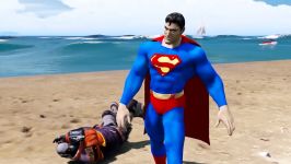 نبرد ابر قهرمانان  مبارزه بین  SUPERMAN VS BATMAN ENEMIES  DEADSHOT THE JOK