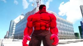 نبرد ابر قهرمانان  مبارزه بین  ULTIMATE SPIDERMAN VS RED HULK