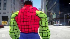 نبرد ابر قهرمانان  مبارزه بین  SPIDERMAN VS SPIDER HULK  EPIC SUPERHEROES WA