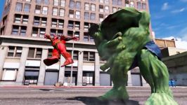 نبرد ابر قهرمانان  مبارزه بین  THE INCREDIBLE HULK VS PLANET RED HULK