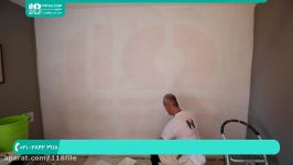 آموزش نصب کاغذ دیواری  طریقه نصب کاغذ دیواری اجرای کاغذ دیواری در اتاق خواب 