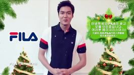 FILA 2015 Lee Min Ho Christmas greetings