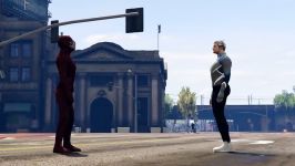 نبرد ابر قهرمانان  مبارزه بین  The Flash vs Quicksilver  Epic Superheroes Ba