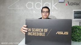 آنباکسینگ لپ تاپ ایسوس مدل Asus ZenBook UX481FL