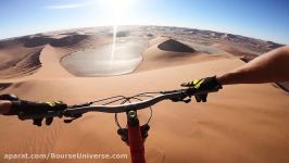 هیجان دوچرخه سواری در صحرا  دوچرخه سواری در بیابان  ورزش