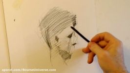 آموزش نقاشی مداد ذغالی  هنر نقاشی حرفه ای  نقاشی