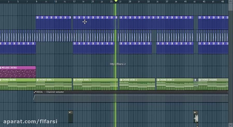 مشاهده دموی پروژه Flstudio آهنگ چشمای مست تو سینا شعبانخانی