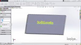 نحوه ایجاد اکسترود کردن متن بر روی قطعات در Solidworks