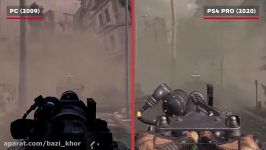 مقایسه گرافیکی Call of DutyModern Warfare 2 نسخه Remastered