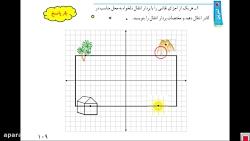 ریاضی پایه هفتم، مختصات، حل تمرینات صفحه ۱۰۹