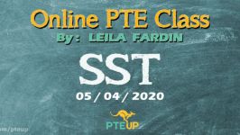 Online PTE class  SST part 2  05042020