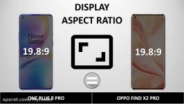 مقایسه دو گوشی ONE PLUS 8 PRO OPPO FIND X2 PRO