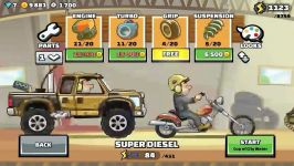 game play بازی hill climb raceing 2