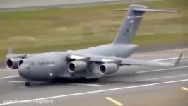 سقوط وحشتناک هواپیمای C 17 globemaster در آلاسکا