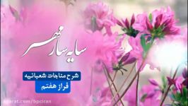 ☆سایه سار مِهر☆ شرح فراز هفتم مناجات شعبانیه