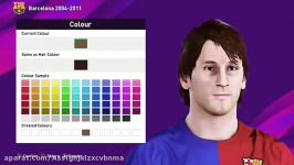 ادیت فیس جوانی لیونل مسی در Pes 2020