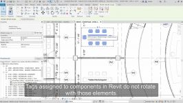 امکانات جدید نرم افزار Revit 2021   چرخش تگ به همراه آبجکت