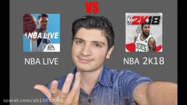 مقایسه بازی NBA live mobile NBA2K18 mobile